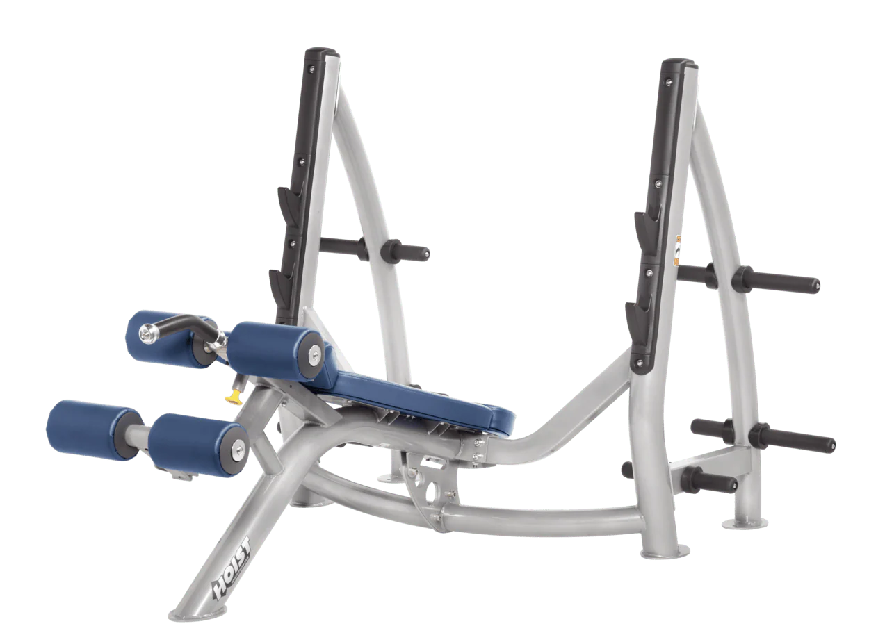 Hoist Fitness CF3177 Commercial Decline Olympic Bench - Fitness Outlet