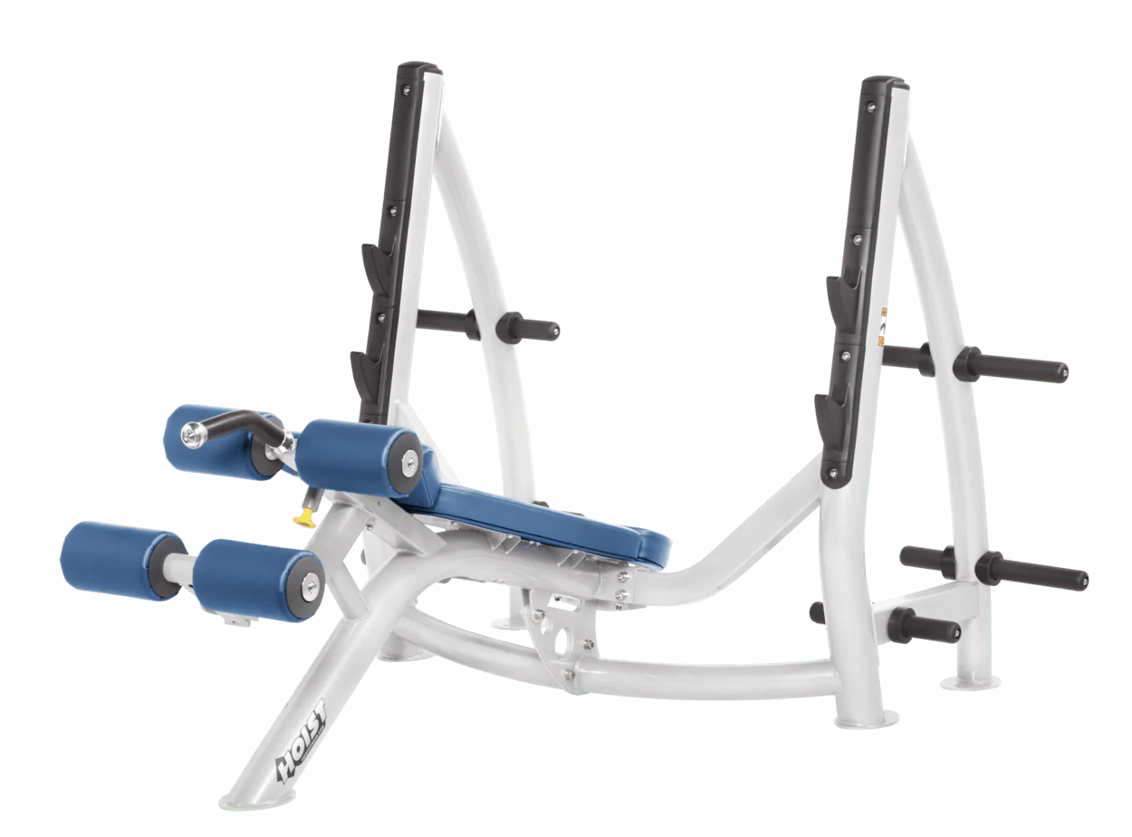 Hoist Fitness CF3177 Commercial Decline Olympic Bench - Fitness Outlet