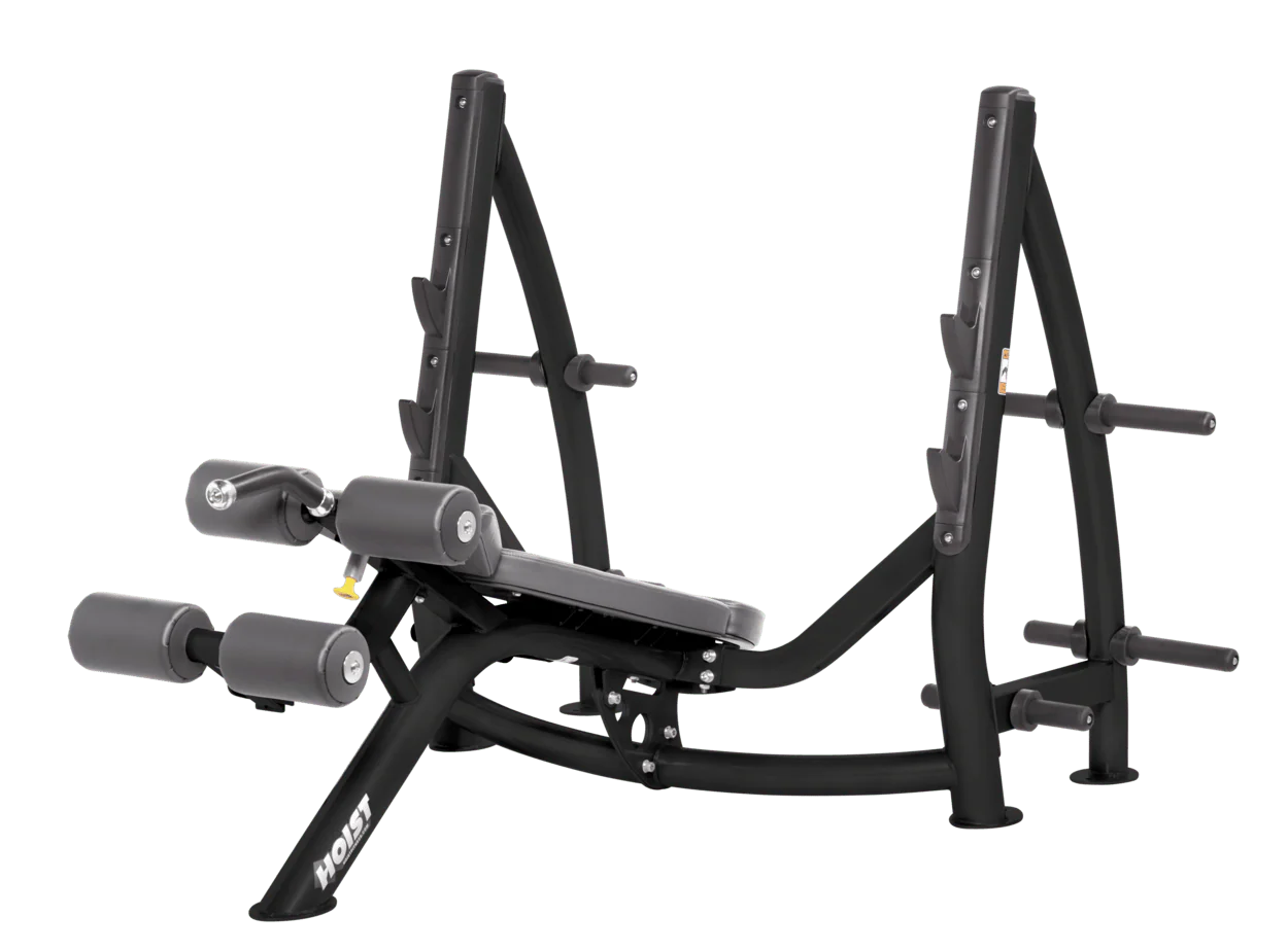 Hoist Fitness CF3177 Commercial Decline Olympic Bench - Fitness Outlet