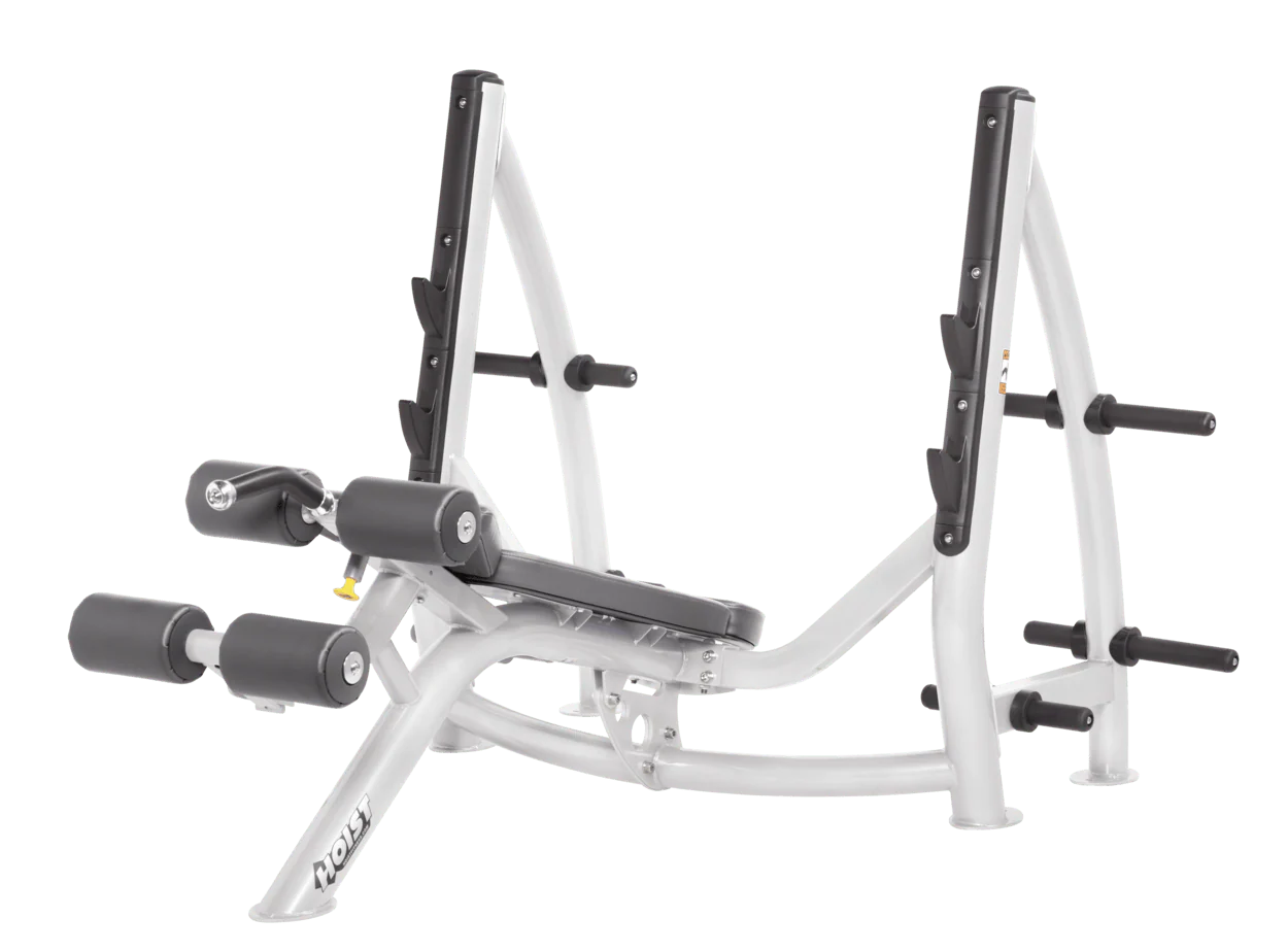 Hoist Fitness CF3177 Commercial Decline Olympic Bench - Fitness Outlet