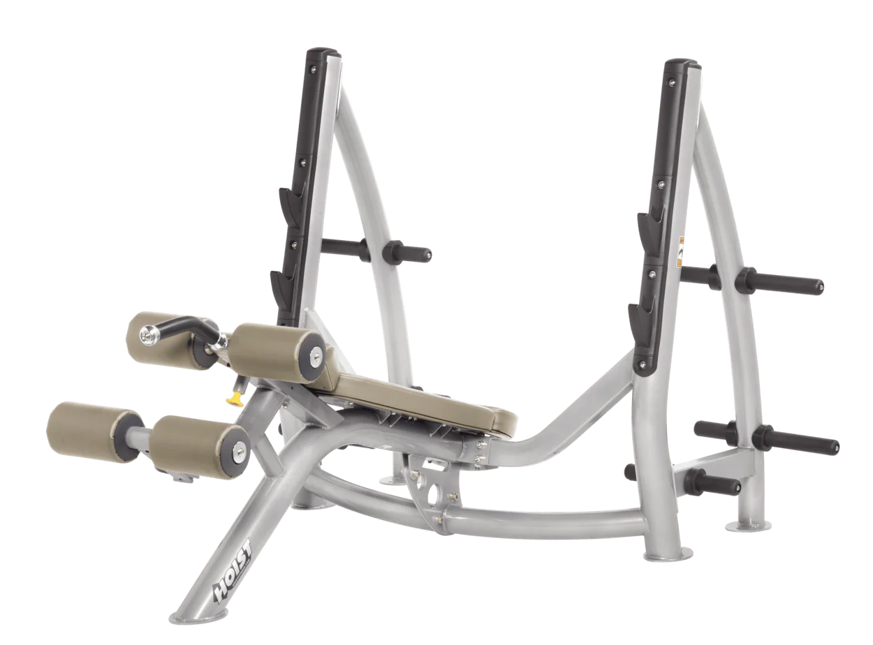 Hoist Fitness CF3177 Commercial Decline Olympic Bench - Fitness Outlet