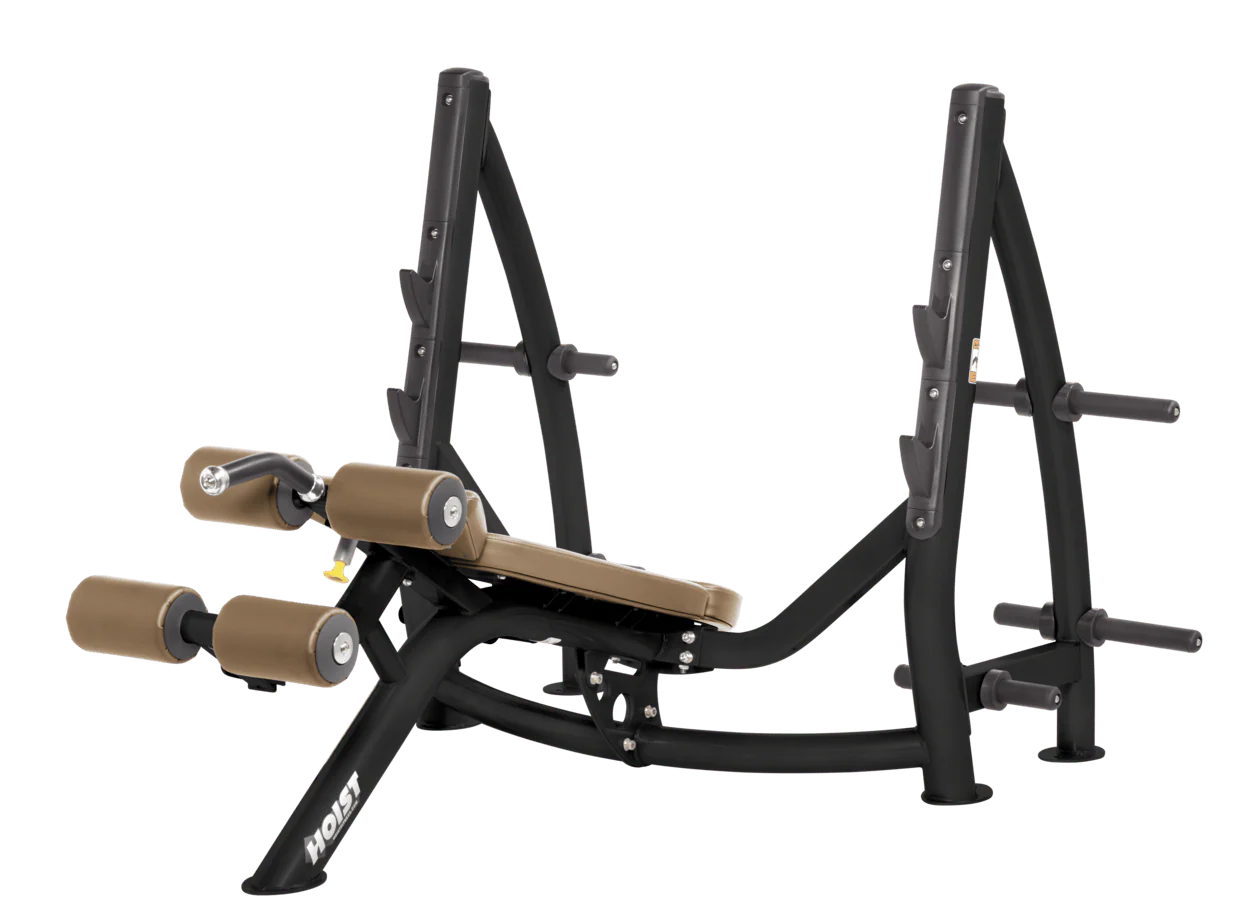 Hoist Fitness CF3177 Commercial Decline Olympic Bench - Fitness Outlet