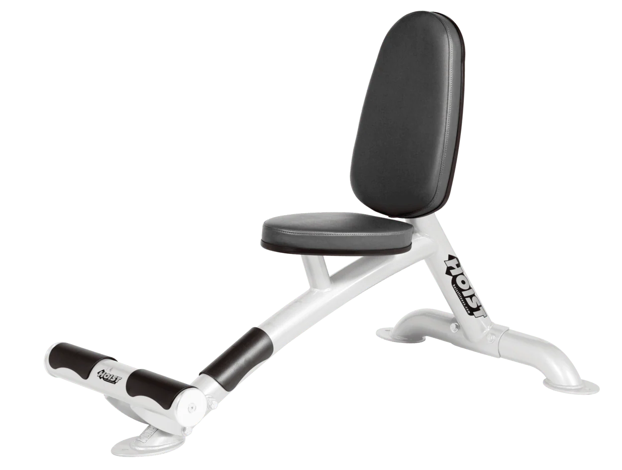 Hoist Fitness CF3960 Commercial Utility Bench - Textured White