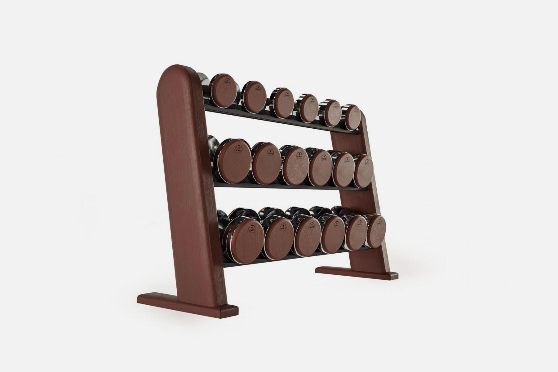 NOHRD Dumbbells and Rack Set - CLUB