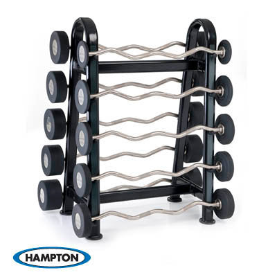 Hampton Urethane Curl Barbell Club Pack Set