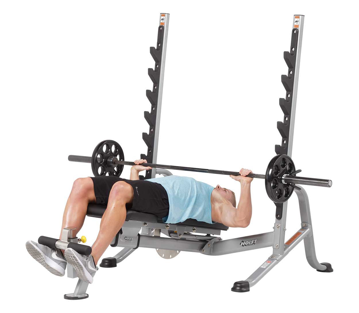 Hoist HF 5170 7 POSTION FID OLYMPIC BENCH EXERCISE START