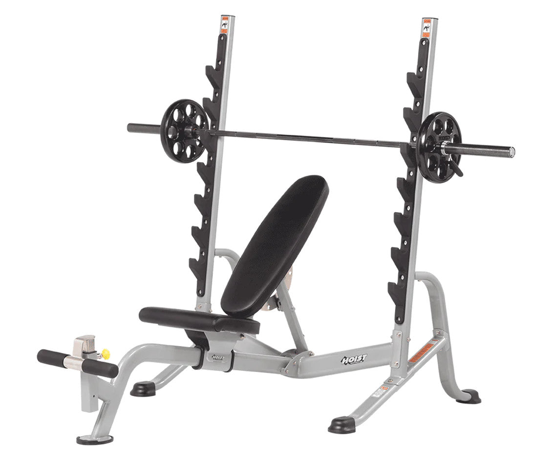 Hoist HF 5170 7 POSTION FID OLYMPIC BENCH ANGLE INCLINE *OLYMPIC BAR AND PLATES NOT INCLUDED