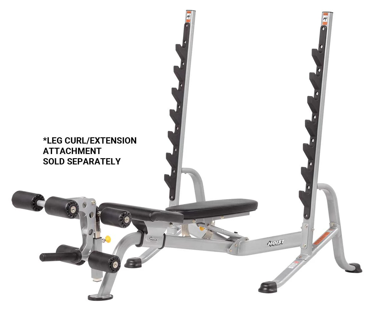 Hoist HF 5170 7 POSTION FID OLYMPIC BENCH WITH LEG CURL ATTACHMENT (SOLD SEPARATELY)