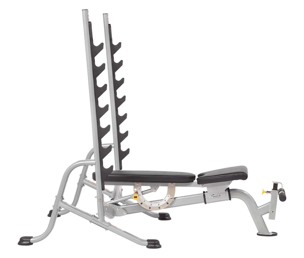Hoist HF 5170 7 POSTION FID OLYMPIC BENCH SHOWN FROM THE SIDE FLAT