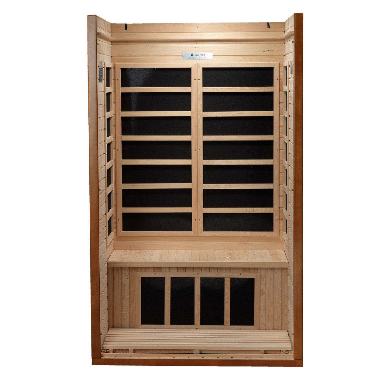 Dynamic Barcelona Elite 1-2-person Ultra Low EMF (Under 3MG) FAR Infrared Sauna (Canadian Hemlock)