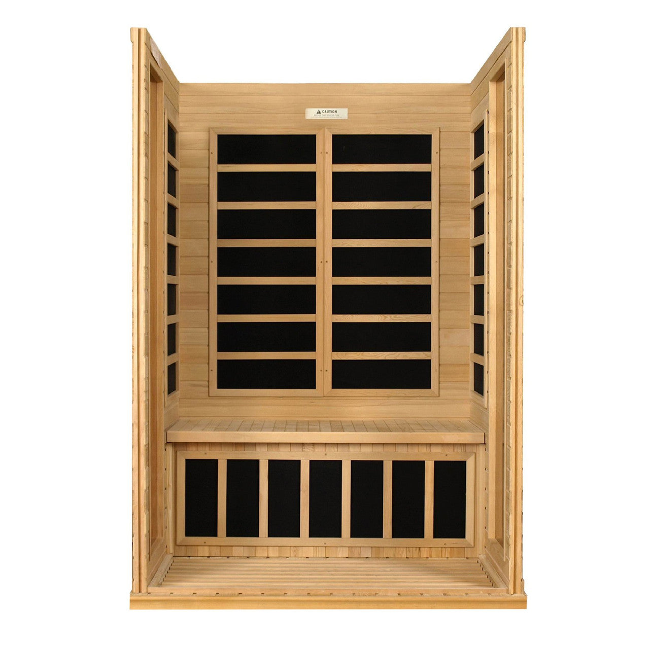 Golden Designs Dynamic Versailles 2-person Low EMF (Under 8MG) FAR Infrared Sauna (Canadian Hemlock)