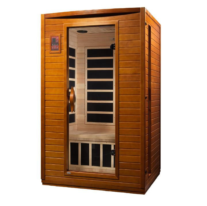 Golden Designs Dynamic Versailles 2-person Low EMF (Under 8MG) FAR Infrared Sauna (Canadian Hemlock)