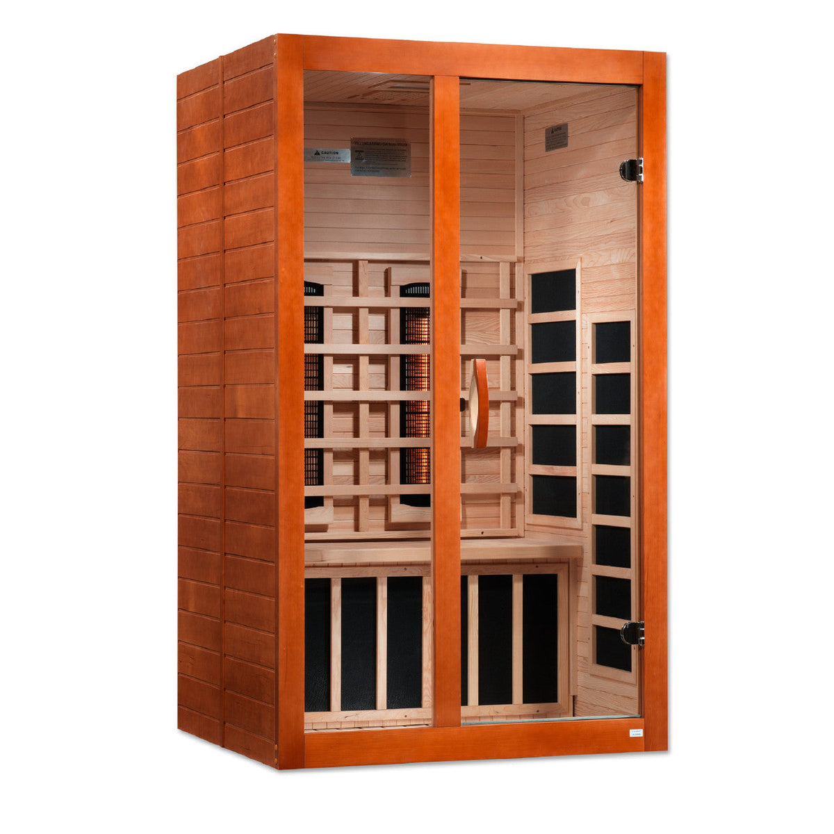 Golden Designs Santiago 2 Person Full Spectrum Infrared Sauna - Canadian Hemlock