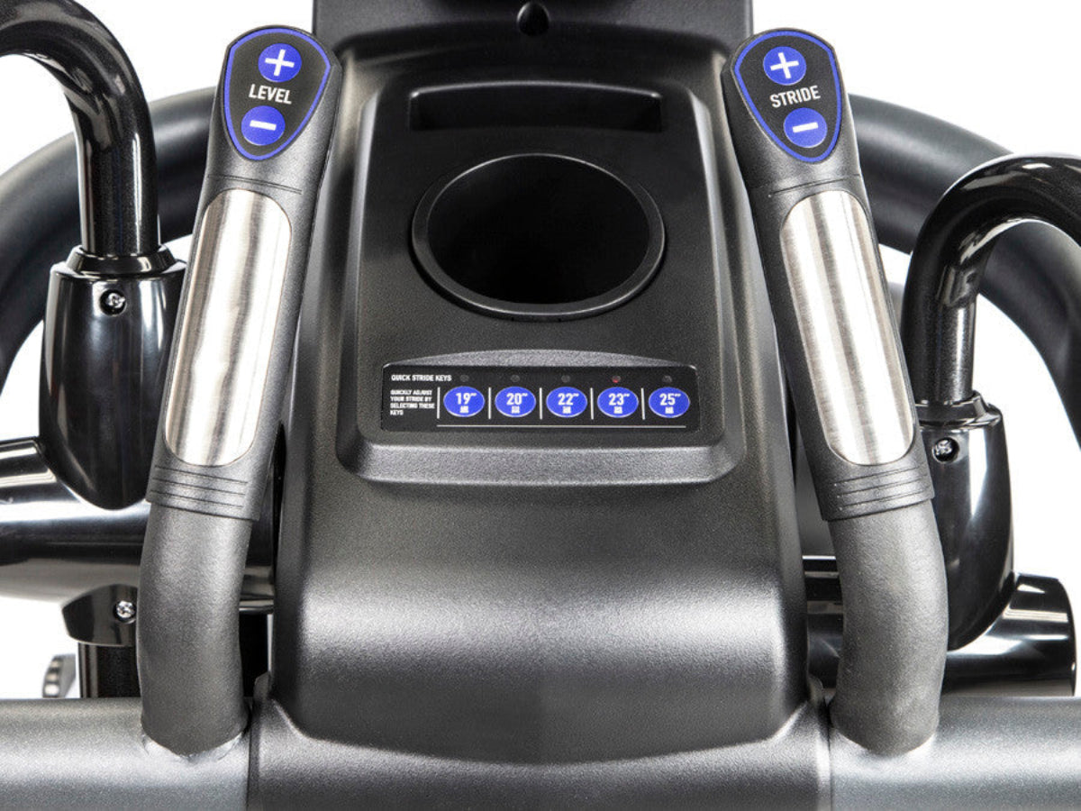 BodyCraft E1200 LCD Adjustable-Stride Elliptical EXP Series