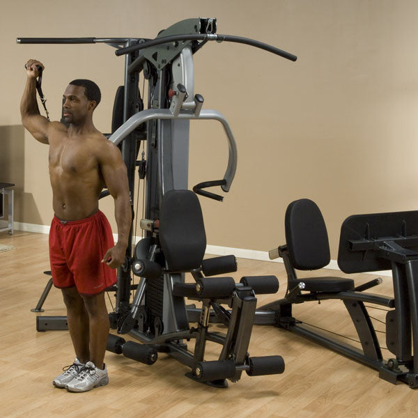BodySolid F500 Fusion 500 Personal Trainer Gym with Optional FUSION Leg Press Attachment and Vertical Knee-Raise / Dip Station