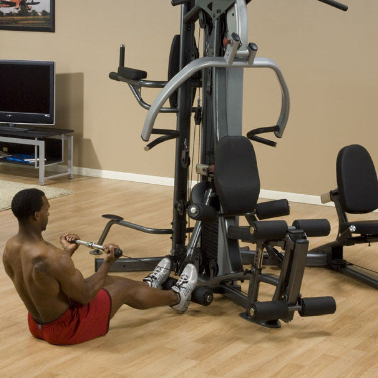 BodySolid F500 Fusion 500 Personal Trainer Gym with Optional FUSION Leg Press Attachment and Vertical Knee-Raise / Dip Station