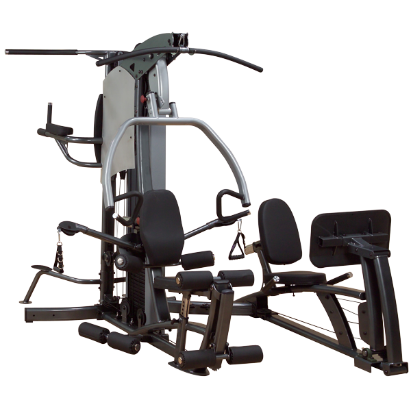 BodySolid F500 Fusion 500 Personal Trainer Gym with Optional FUSION Leg Press Attachment and Vertical Knee-Raise / Dip Station