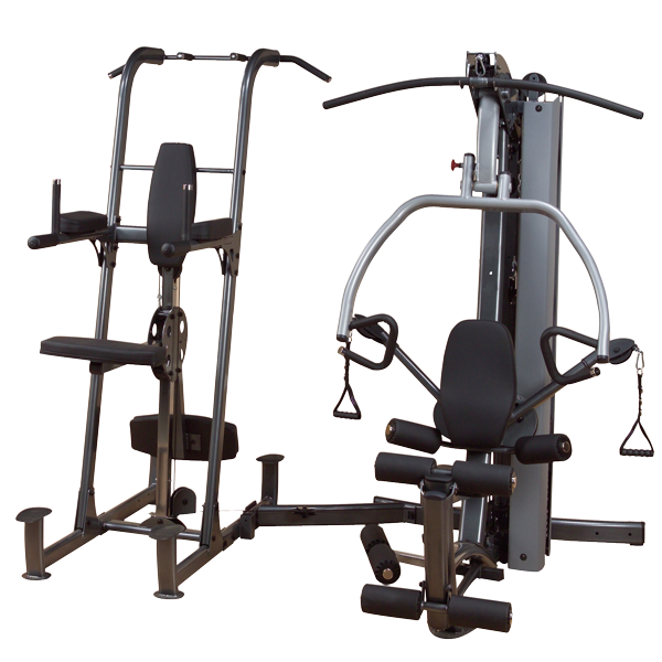 BodySolid F500 Fusion 500 Personal Trainer Gym with Optional Weight-Assisted Dip & Pull-Up Station