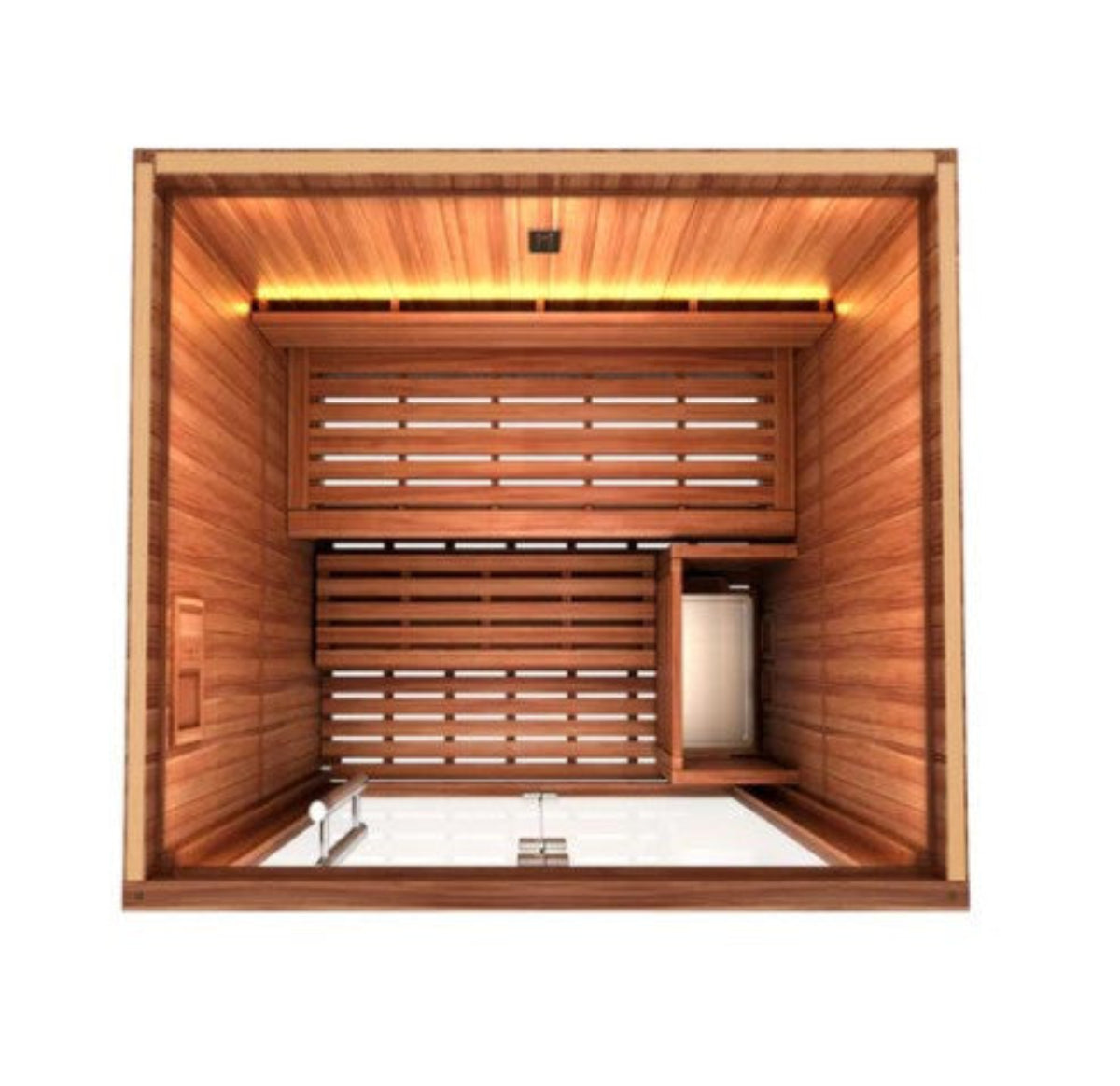 Golden Designs Sundsvall Edition 2 Person Traditional Sauna - Canadian Red Cedar