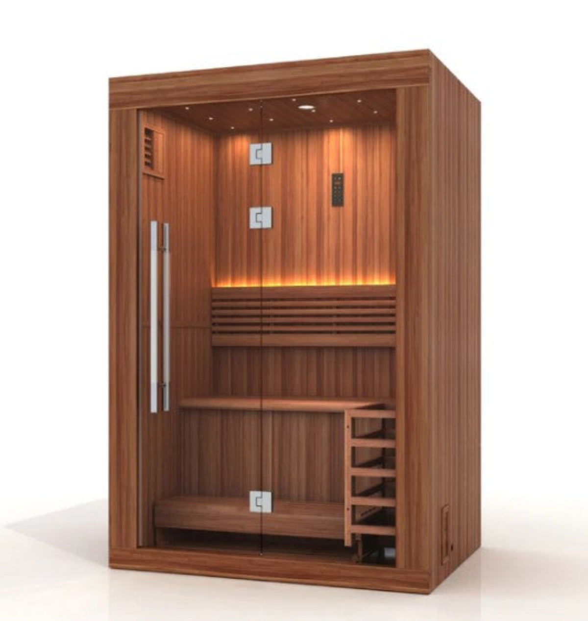 Golden Designs Sundsvall Edition 2 Person Traditional Sauna - Canadian Red Cedar