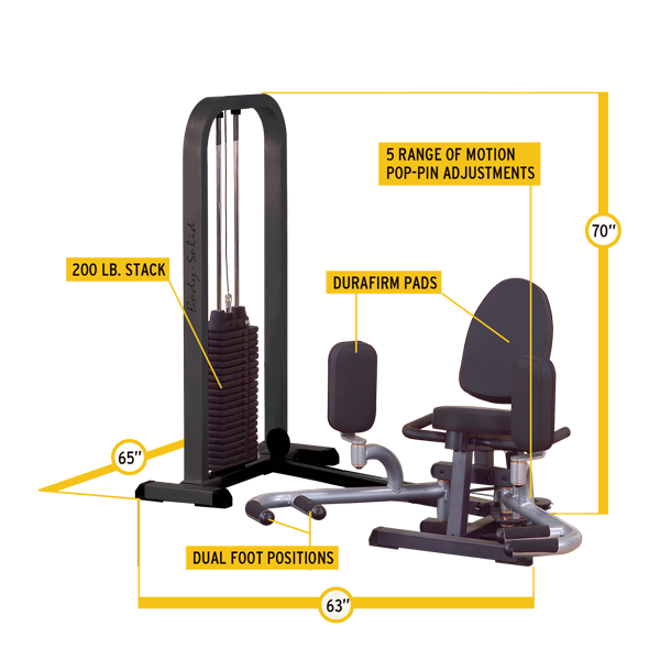 Body-Solid PRO-Select Inner & Outer Thigh Machine