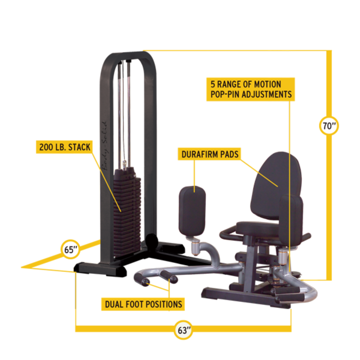 Body-Solid PRO-Select Inner & Outer Thigh Machine