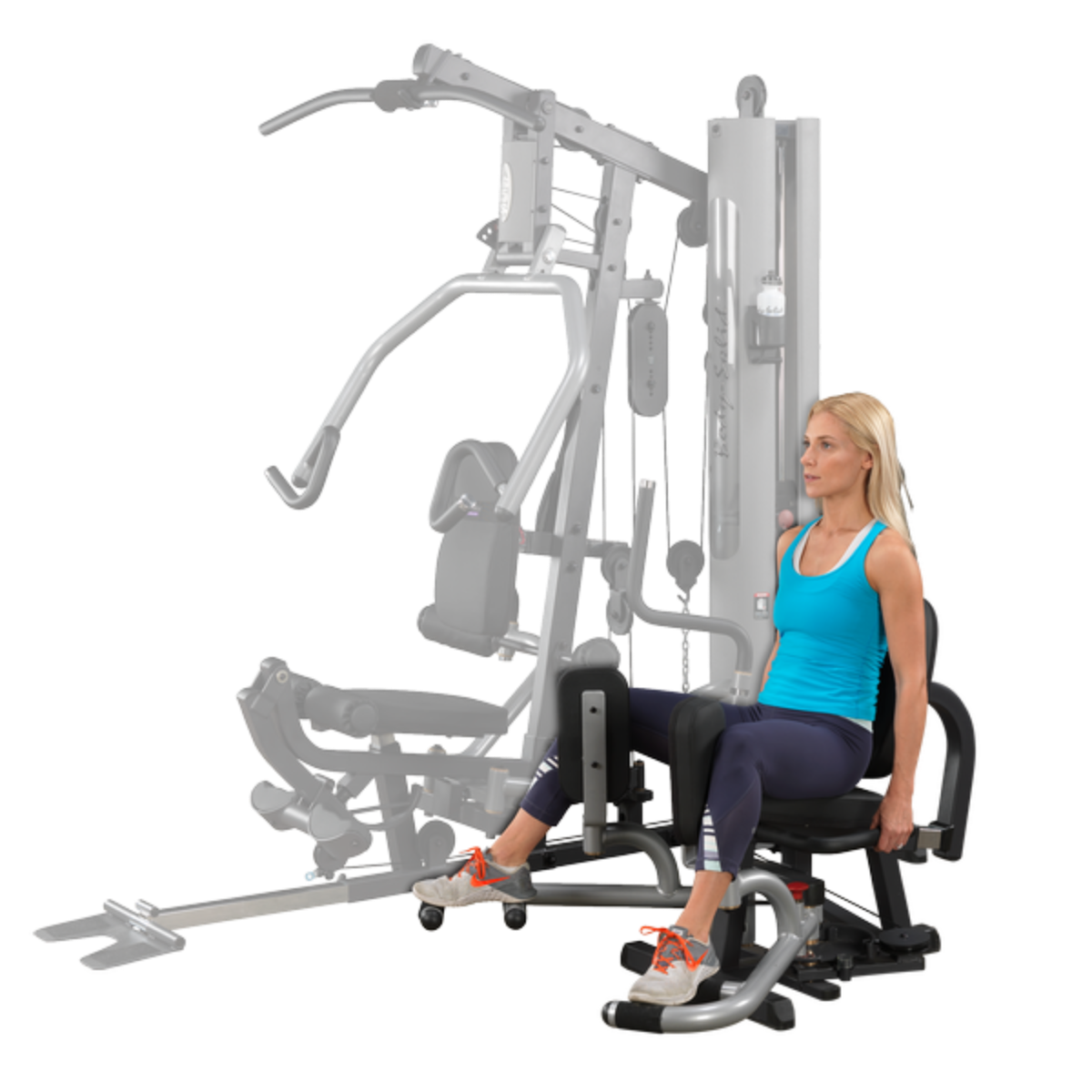 G Series Inner and Outer Thigh Attachment Shown attached to G5S home gym