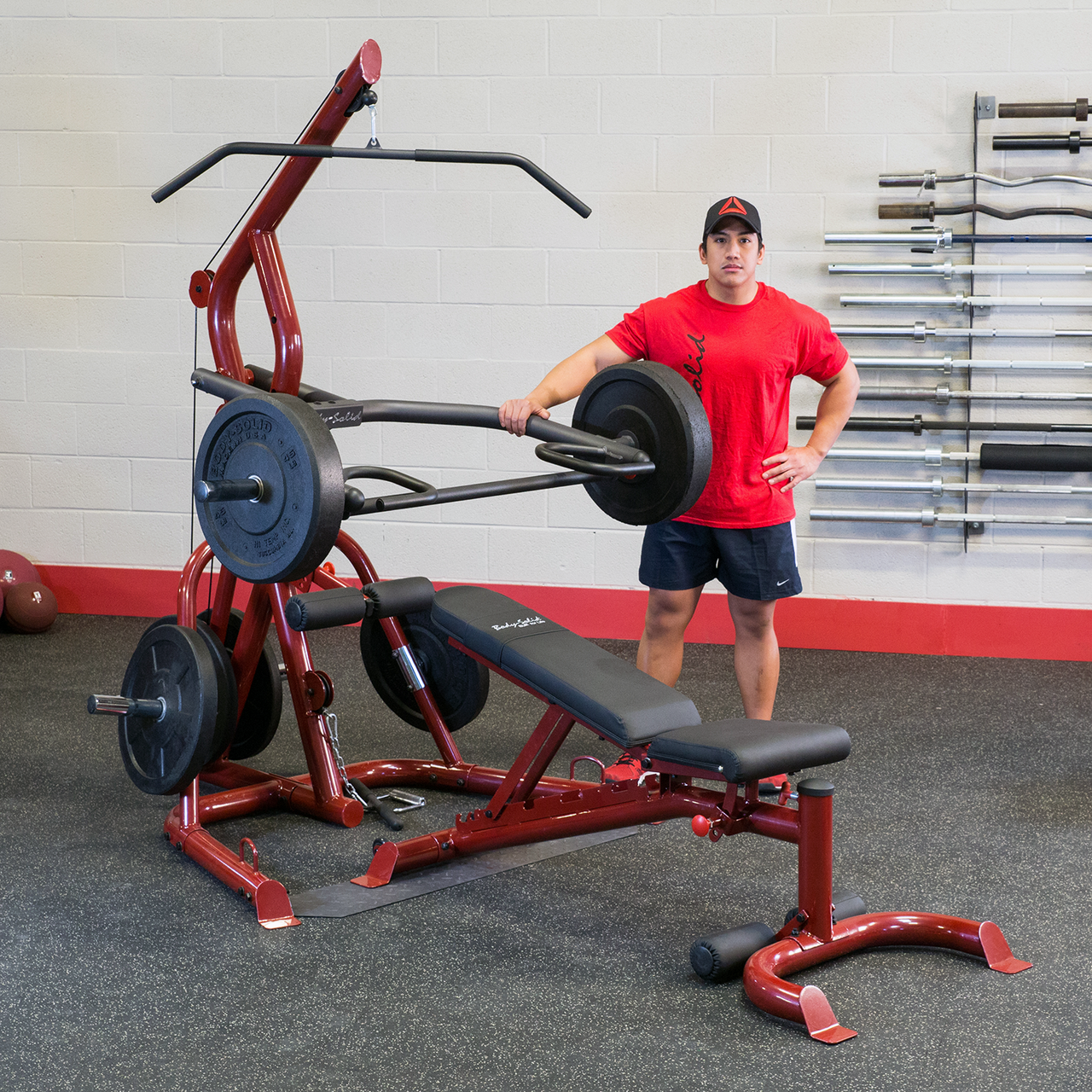 Body-Solid Corner Leverage Gym Package