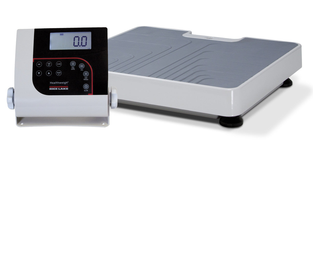 Rice Lake 150-10-7 Floor Level Digital Physician Scale 550 lbs.