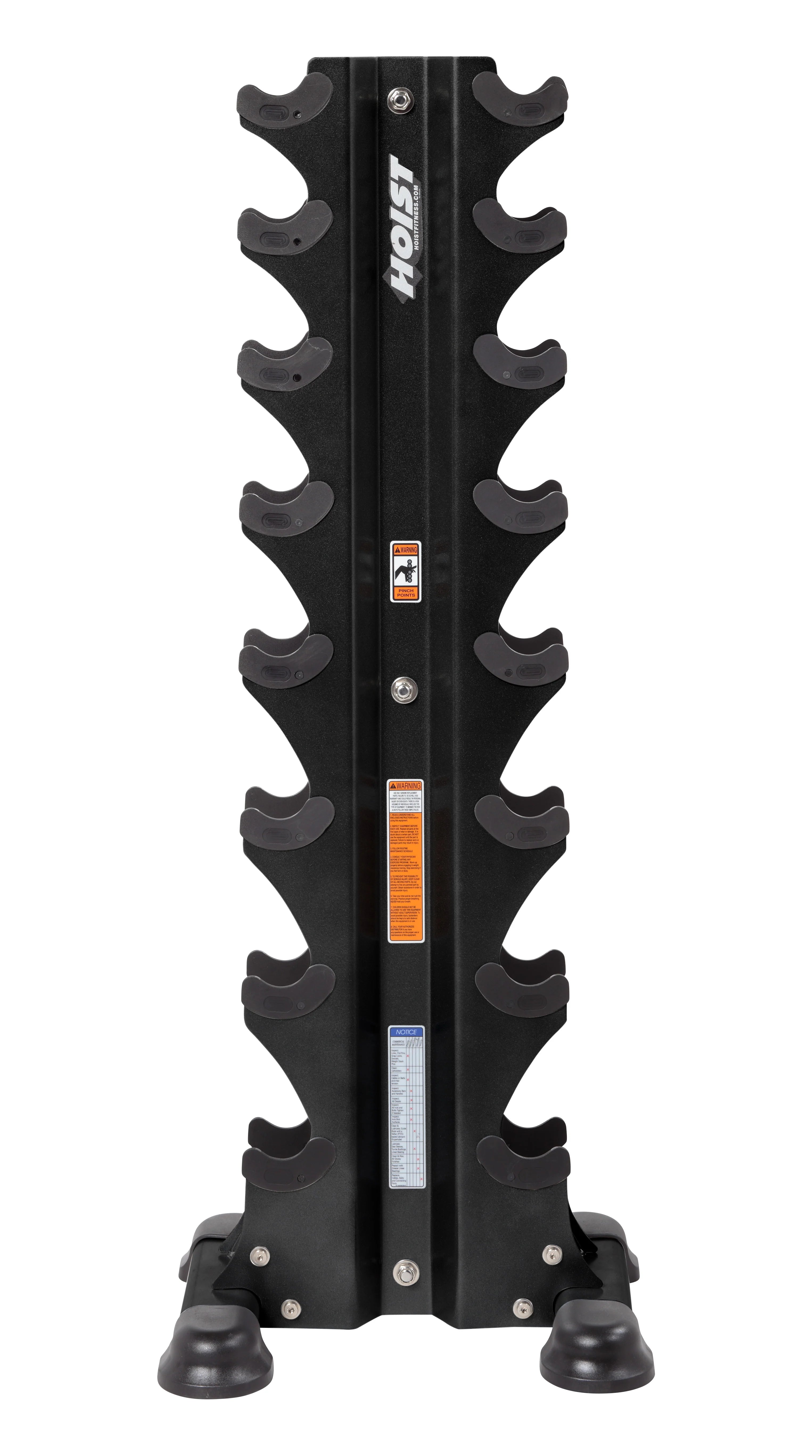 Hoist Fitness HF5460 Eight Pair Vertical Dumbbell Rack - FITNESS OUTLET
