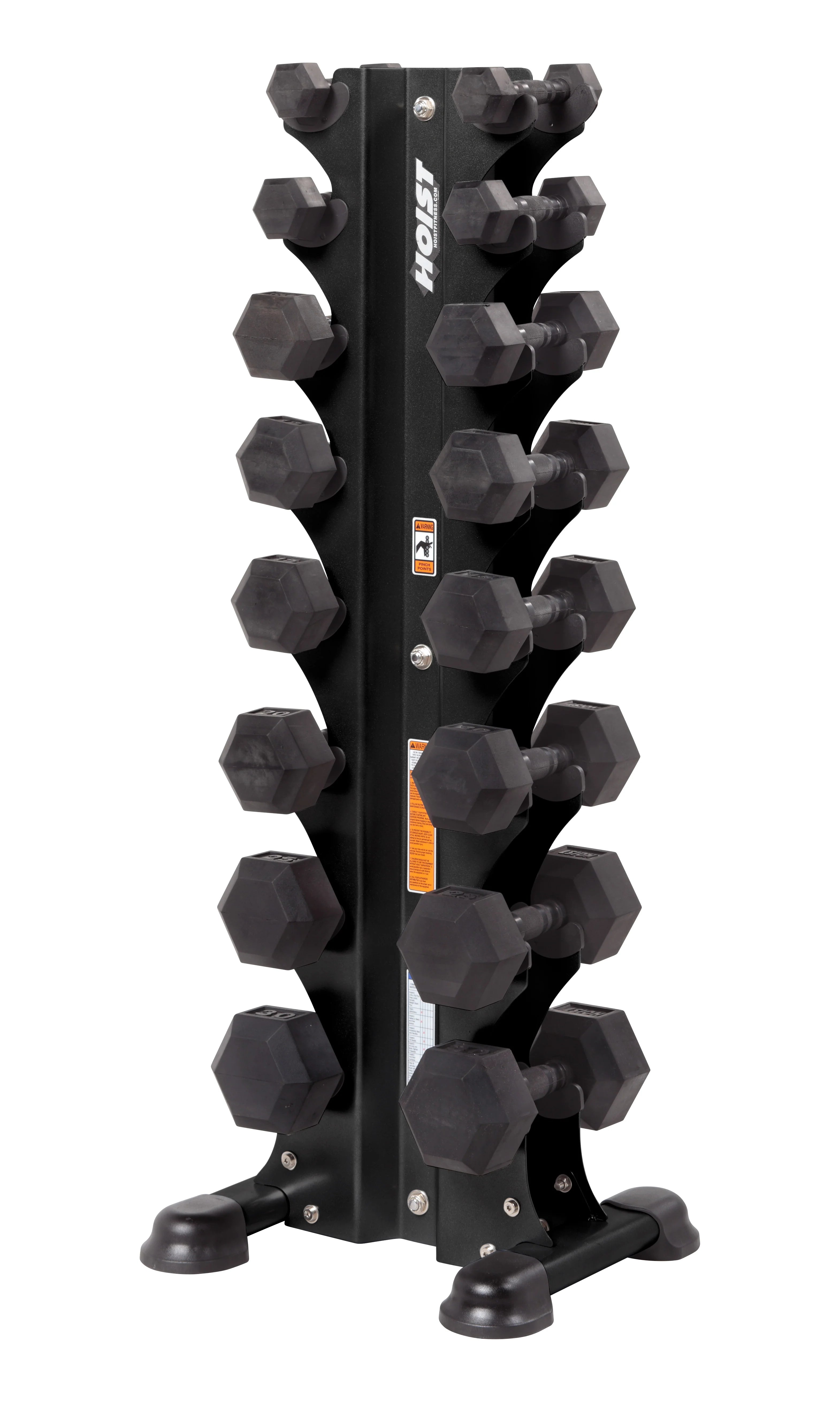 Hoist Fitness HF5460 Eight Pair Vertical Dumbbell Rack - FITNESS OUTLET