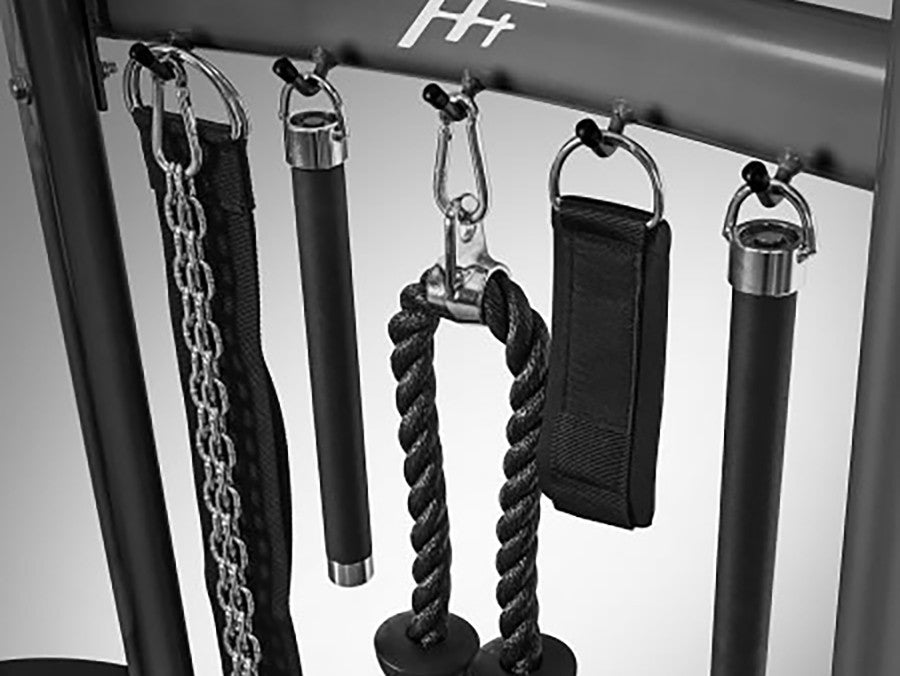 BodyCraft HFT PRO Functional Trainer Dual 150 lb. Stacks with Accessories and Workout