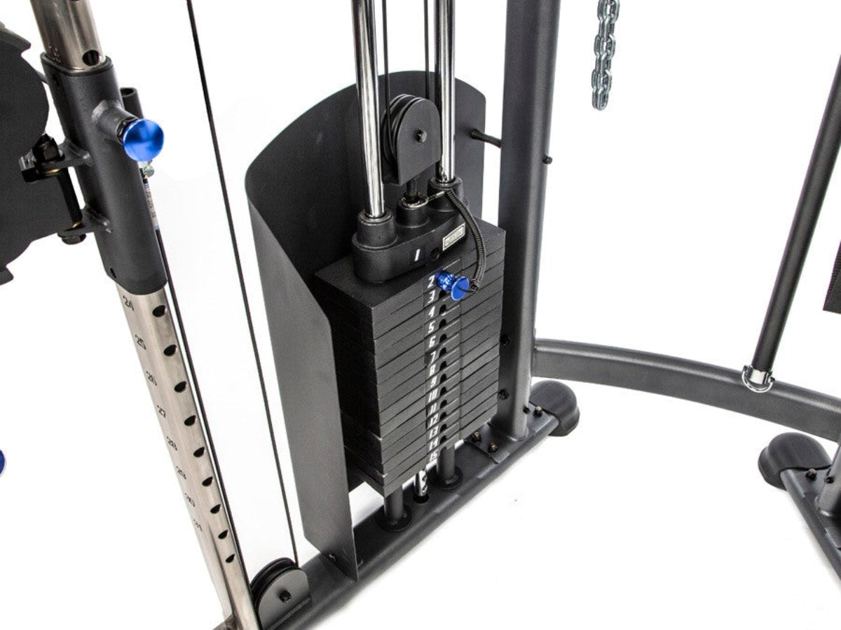 BodyCraft HFT PRO Functional Trainer Dual 150 lb. Stacks with Accessories and Workout