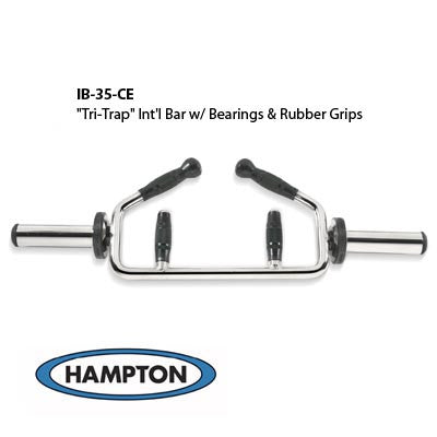 Hampton Tri-Trap Bar: Ergonomic Design Urethane Grips for Comfort
