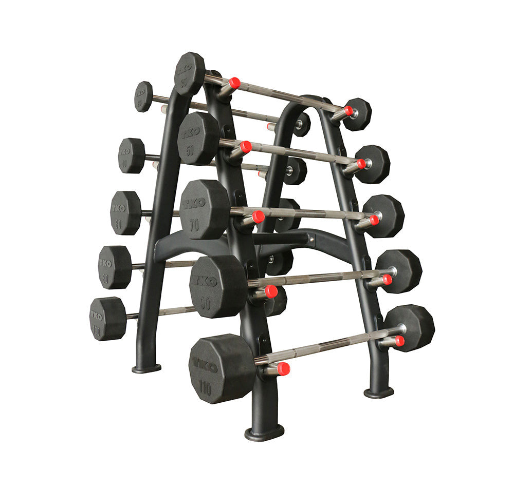 TKO Barbell Rack - Matte Black