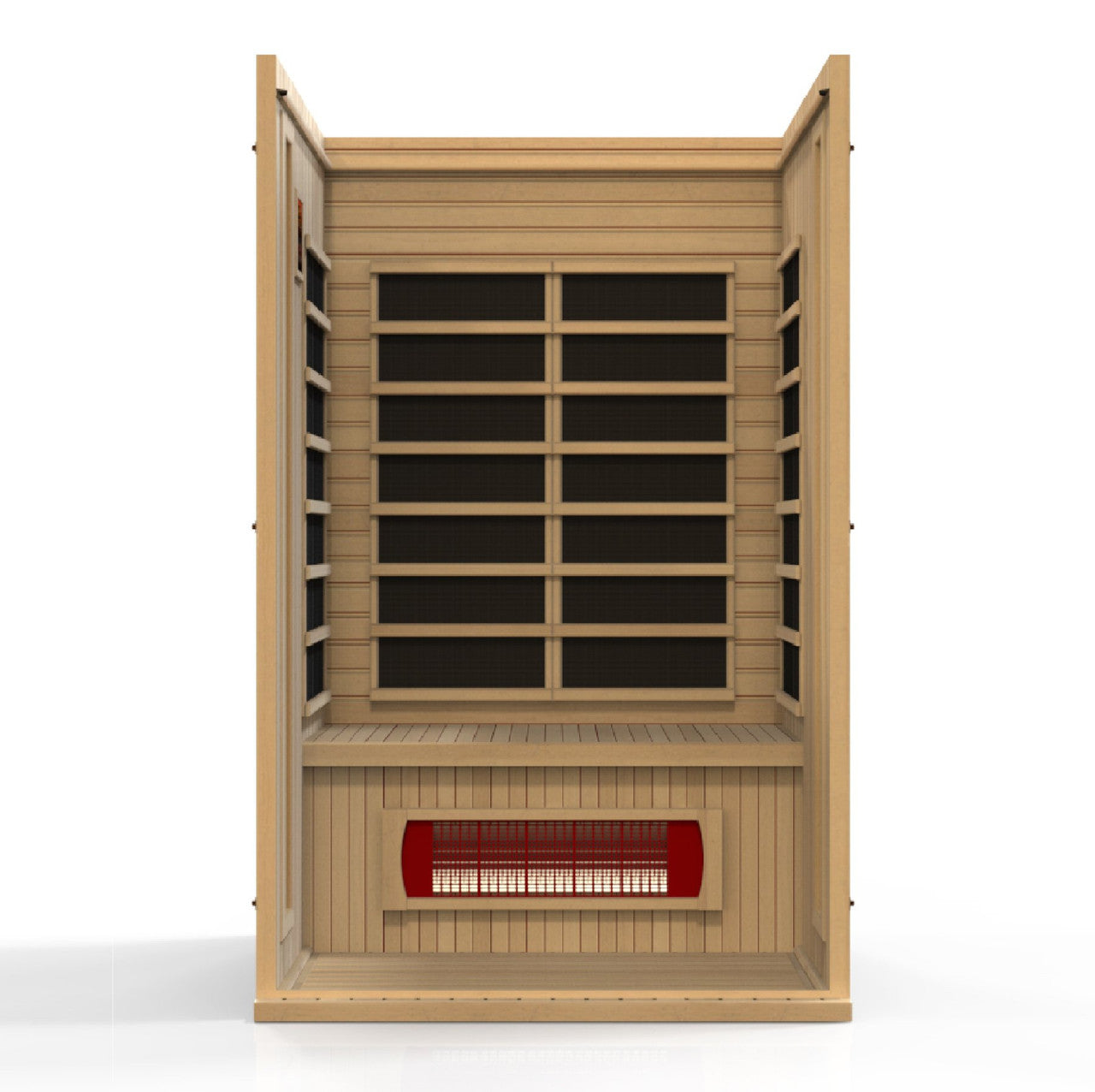 Golden Designs Maxxus 2-Person Low EMF (Under 8MG) FAR Infrared Sauna (Canadian Hemlock)