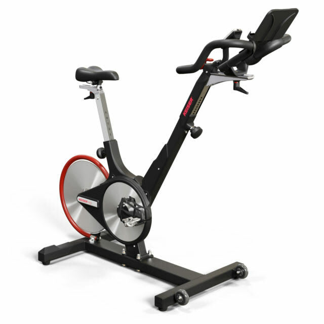 Keiser M3i Indoor Cycle with Bluetooth, Media Tray, Stretch Pads, Floor Mat, M Connect Display