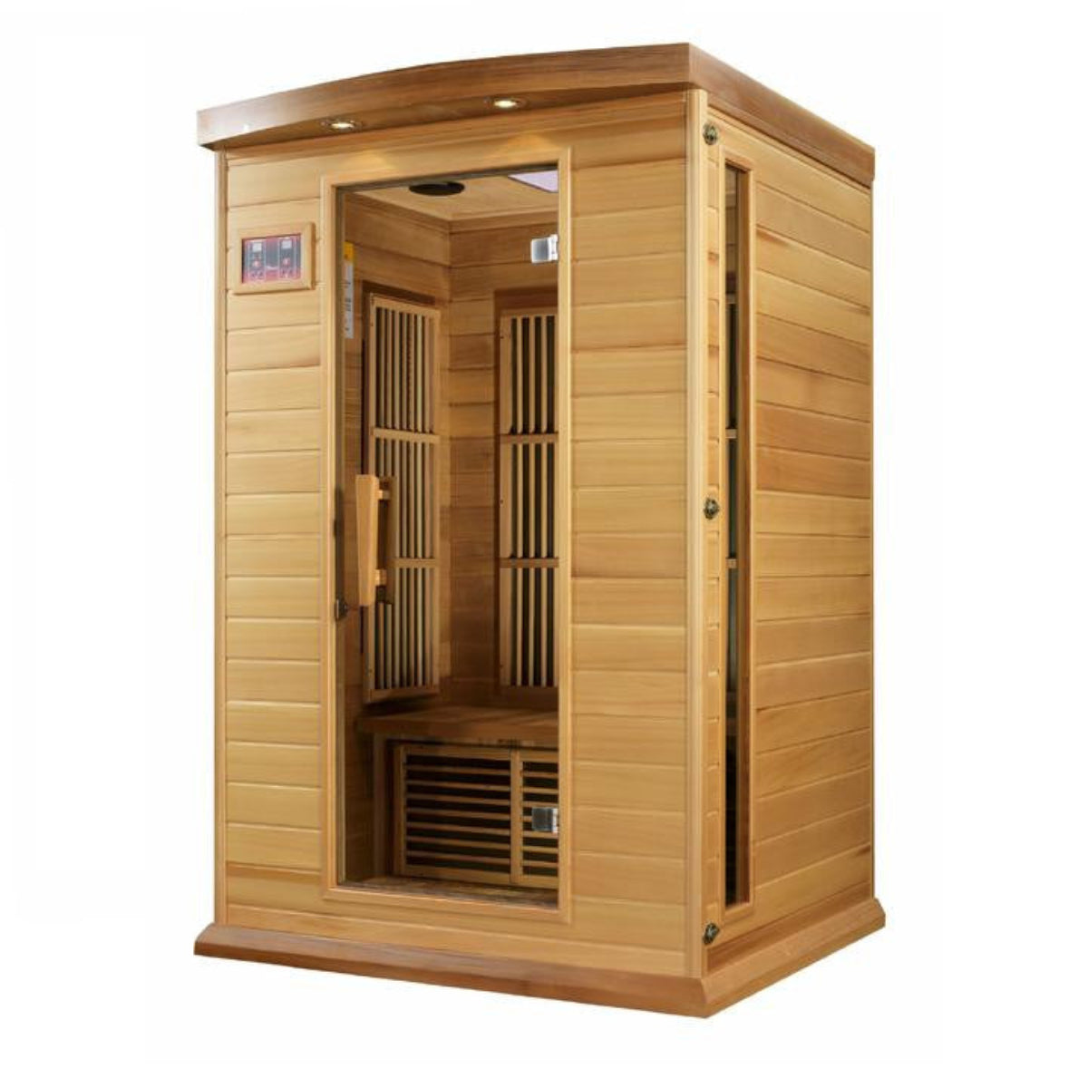 Golden Designs Maxxus 2-Person Low EMF (Under 8MG) FAR Infrared Sauna (Canadian Red Cedar)