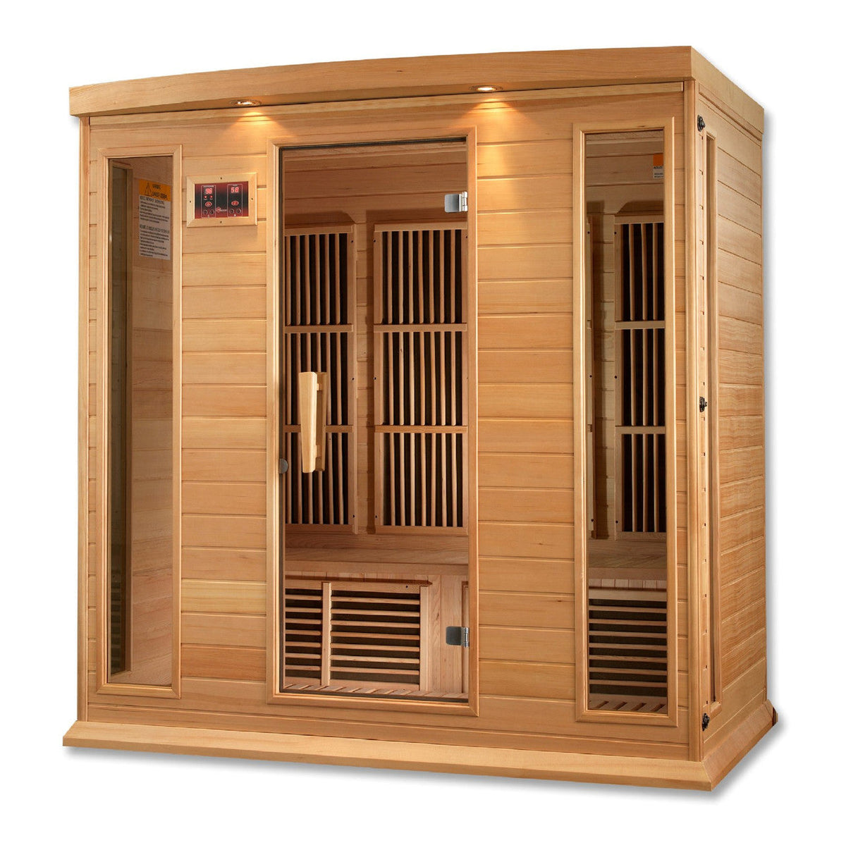 Golden Designs Maxxus 4-Person Low EMF (Under 8MG) FAR Infrared Sauna (Canadian Hemlock)