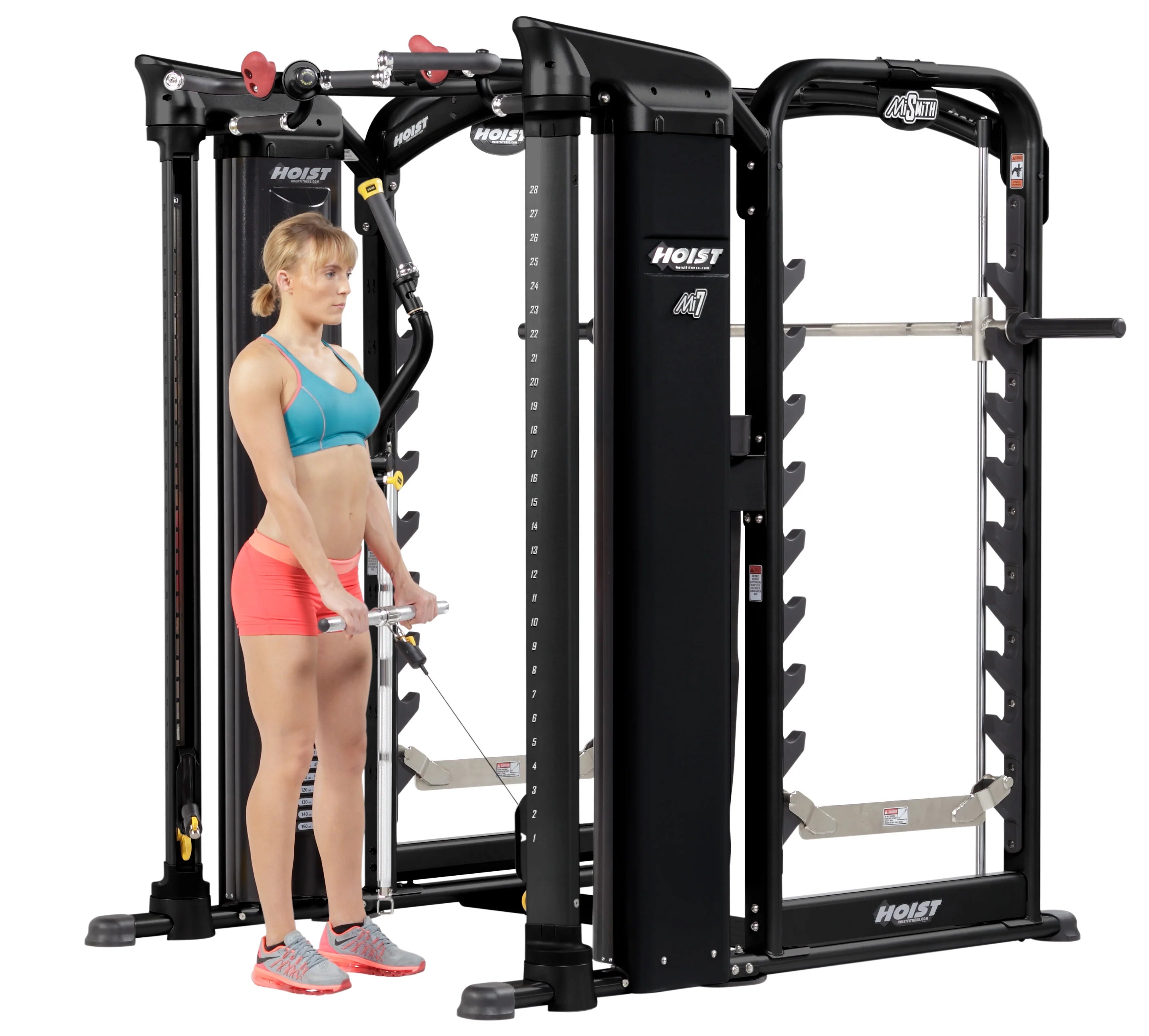 Hoist Fitness Mi7 Smith Ensemble Functional Training System - FITNESS OUTLET