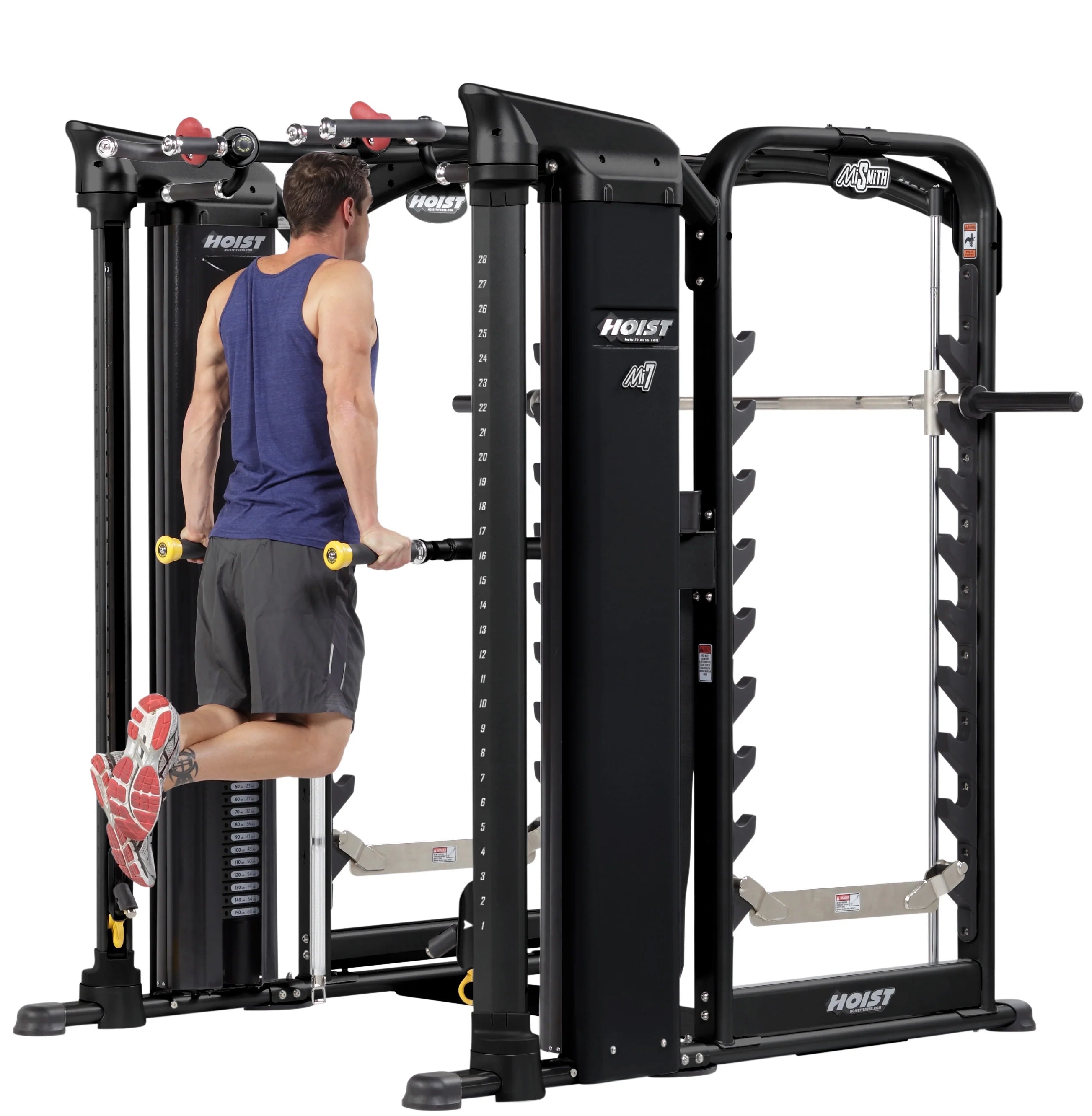 Hoist Fitness Mi7 Smith Ensemble Functional Training System - FITNESS OUTLET