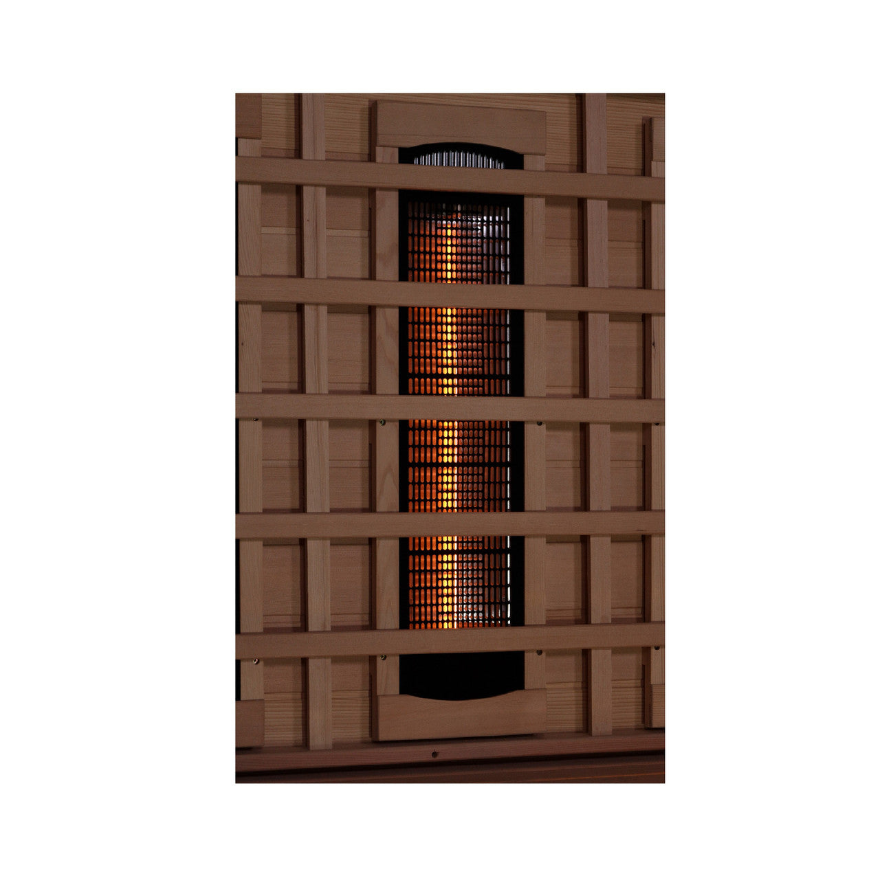 Golden Designs 3-Person Corner Full Spectrum PureTech™ Near Zero EMF FAR Infrared Sauna with Himalayan Salt Bar (Canadian Hemlock)