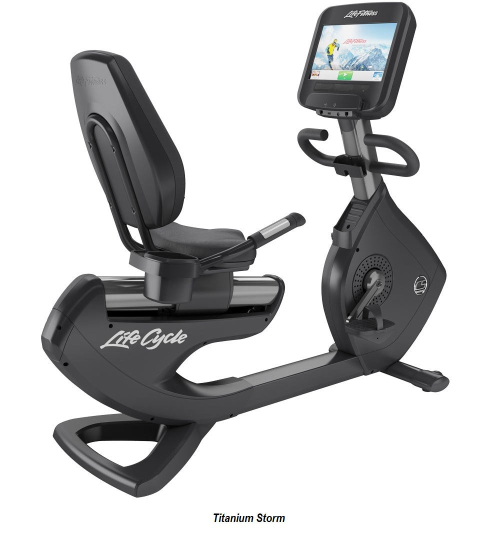 Life Fitness Platinum Club Series Recumbent Lifecycle with Discover SE3 HD Console