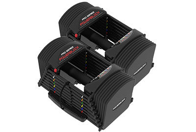 PowerBlock Pro 50 Adjustable Dumbbells - Set Of 2, 5-50 Lbs Each
