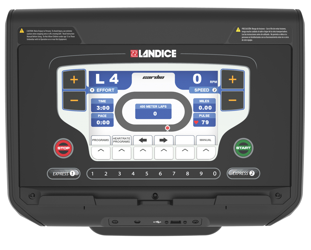 Landice U7 CARDIO Upright Bike