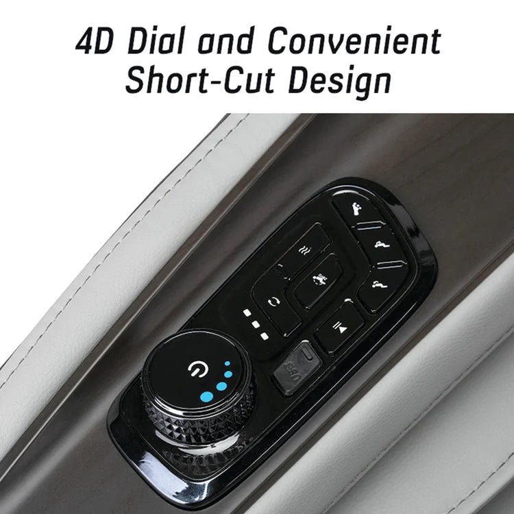 Lifesmart Nova 4D Faux Leather Zero Gravity Massage Chair - Fitness Outlet