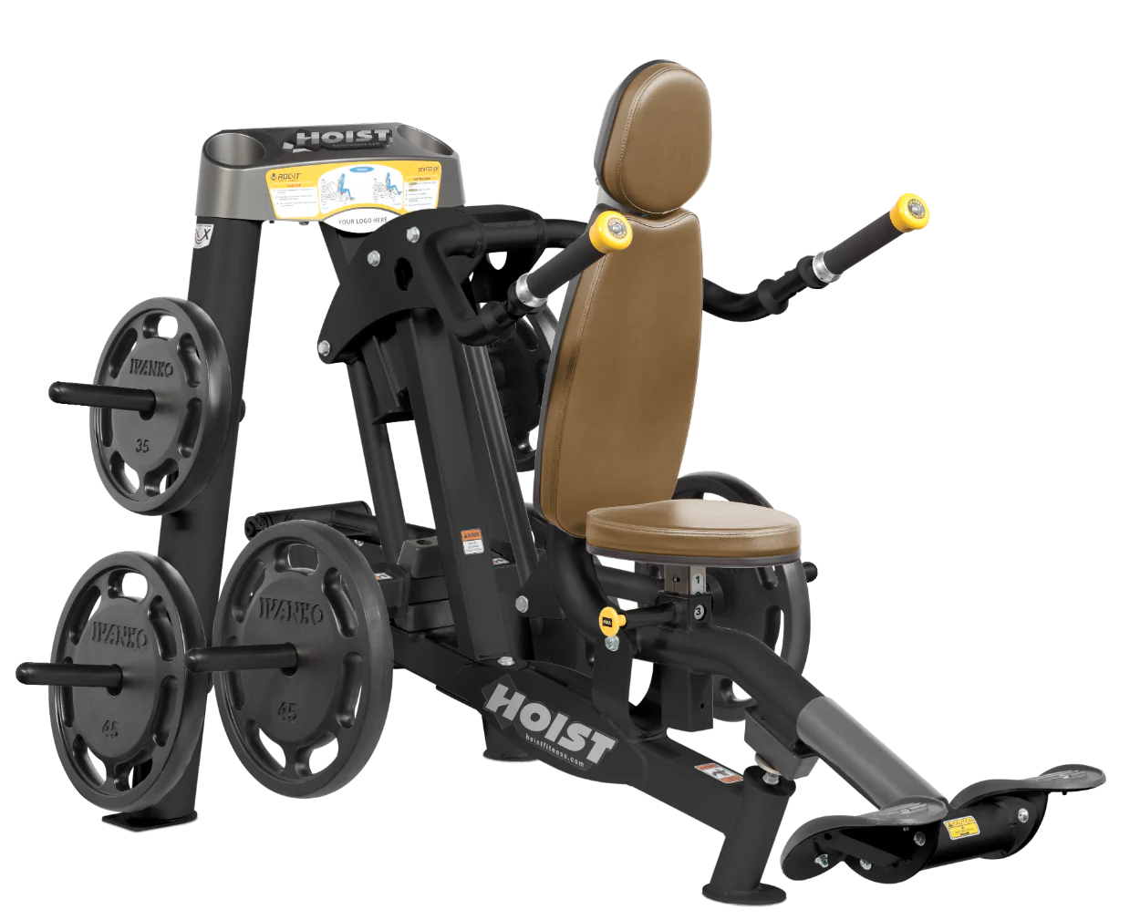 Hoist Fitness ROC IT RPL5101 Plate Loaded Seated Dip RPL-5101 - Fitness Outlet