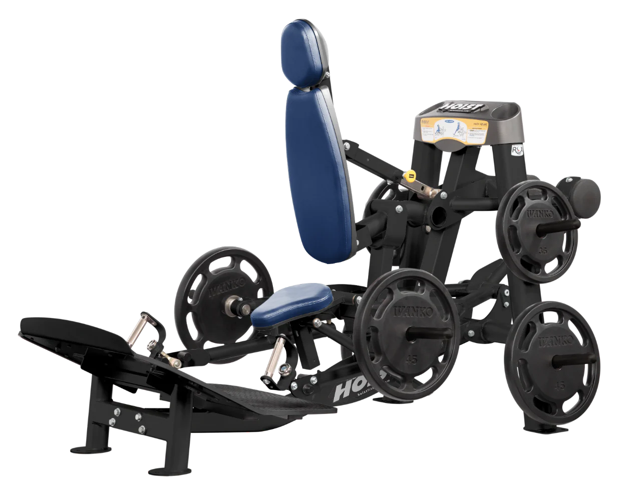 Hoist Fitness ROC IT RPL5356 Plate Loaded Hack Squat Dead Lift Shrug RPL-5356 - Fitness Outlet