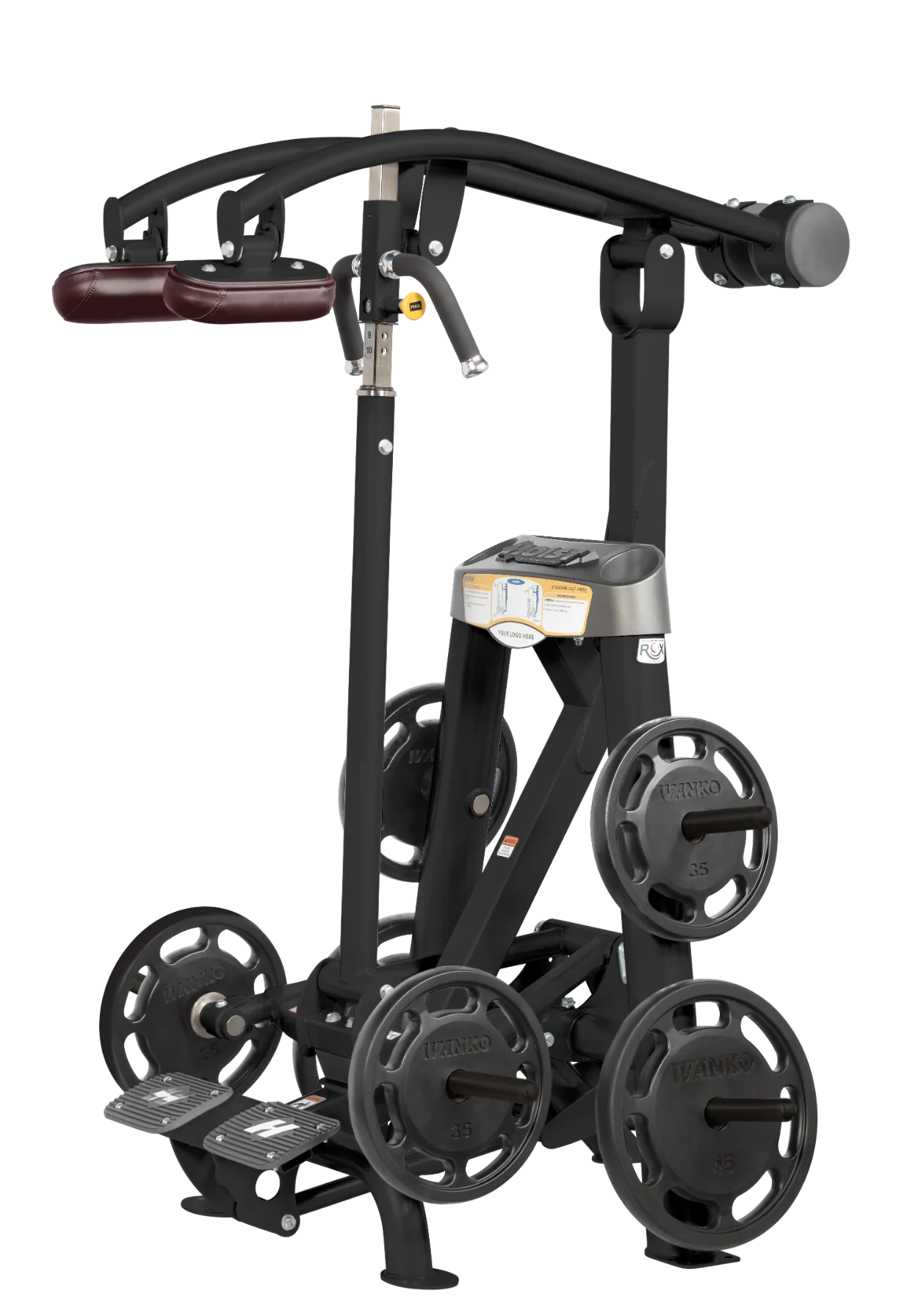 Hoist Fitness ROC IT RPL 5405 Plate Loaded Standing Calf Raise RPL-5405 - Fitness Outlet