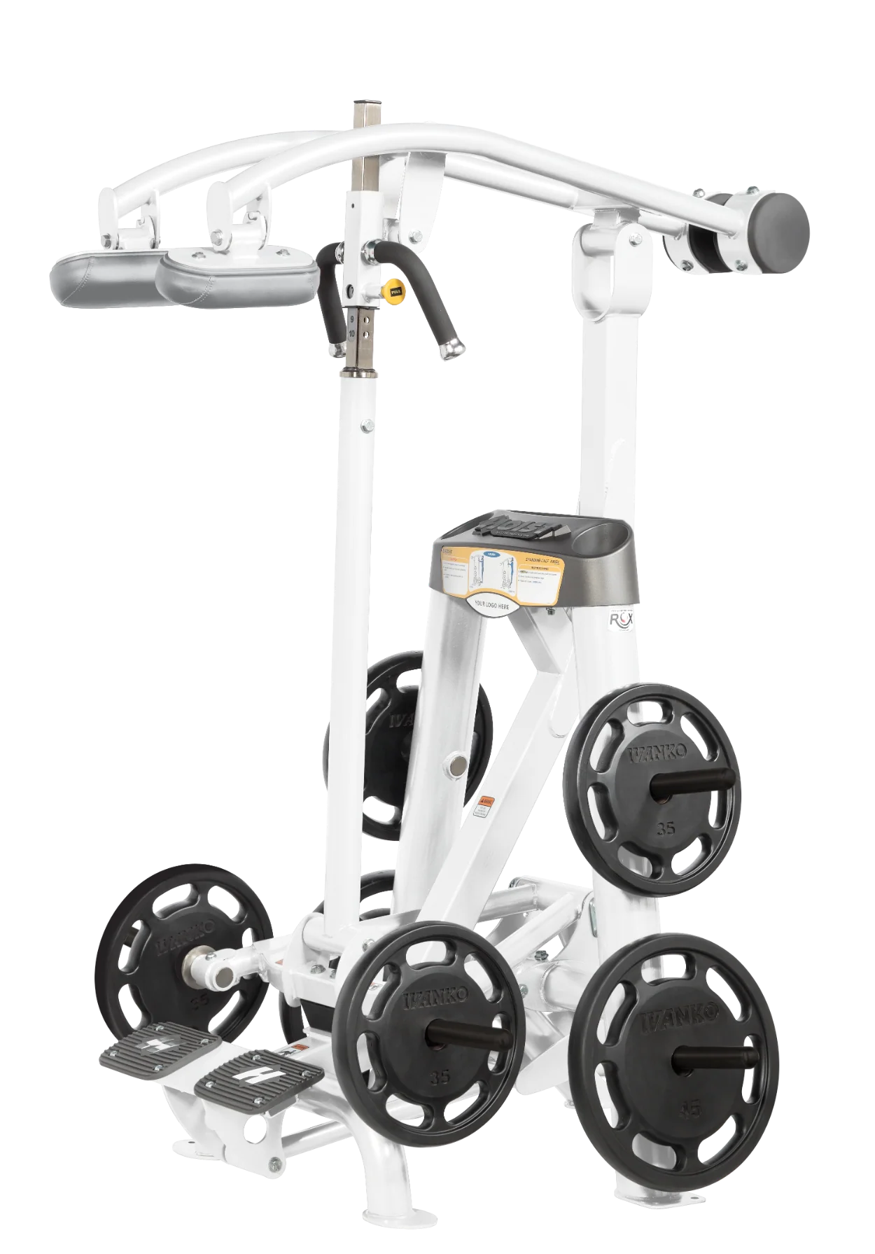 Hoist Fitness ROC IT RPL 5405 Plate Loaded Standing Calf Raise RPL-5405 - Fitness Outlet